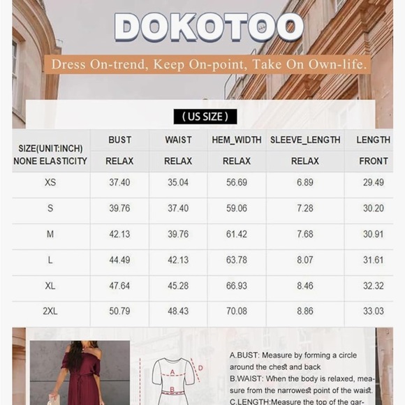 Off the Shoulder Dress - Picture 4 of 4